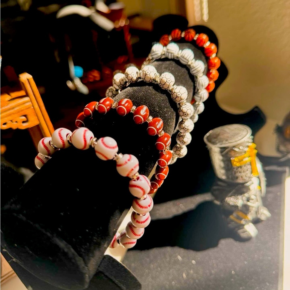 Sport balls bracelets